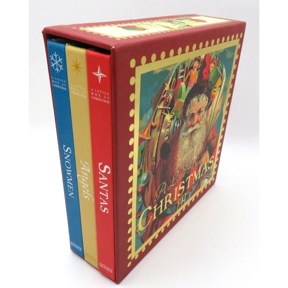 A Little Box of Christmas Mini Book Box Set Santas Angels Snowmen Welcome Books - Picture 16 of 16